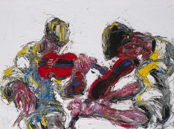 MUSICIANS by John B. Vallely sold for 14,000 at Whyte's Auctions
