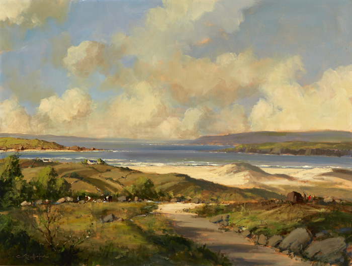 NEAR GORTAHORK, COUNTY DONEGAL by George K. Gillespie RUA (1924-1995) at Whyte's Auctions