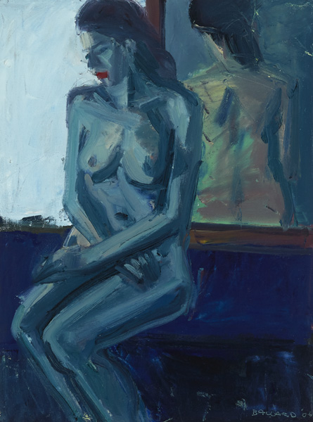 MODEL WITH RED LIPS, 2006 by Brian Ballard RUA (b.1943) at Whyte's Auctions