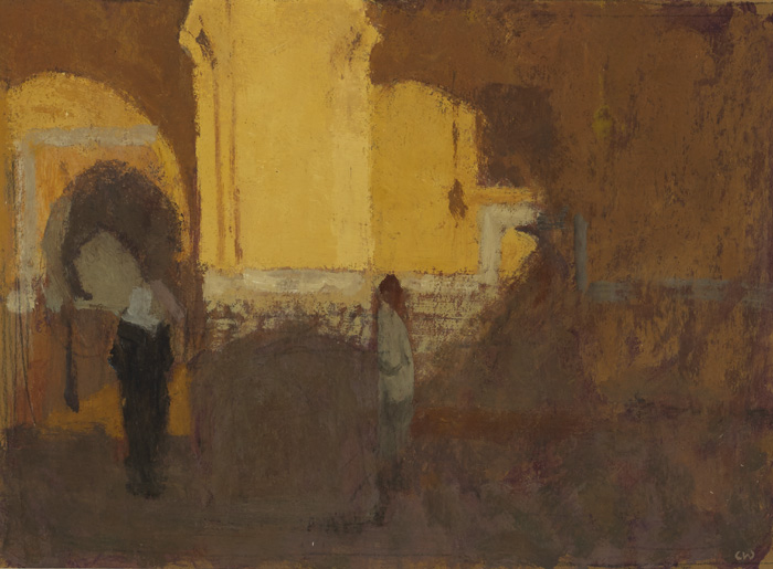 MOSQUE SCENE by Colin Watson sold for 380 at Whyte's Auctions