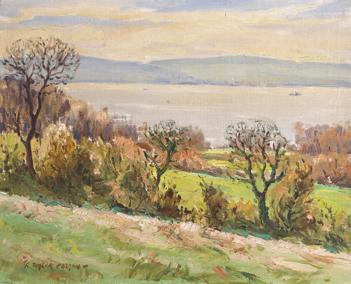 BELFAST LOUGH, c.1940s by Robert Taylor Carson sold for 290 at Whyte's Auctions