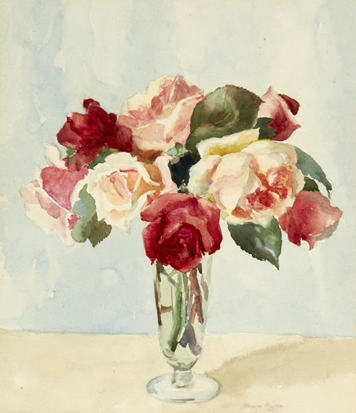 A STUDY OF ROSES by Moyra Barry sold for �300 at Whyte's Auctions