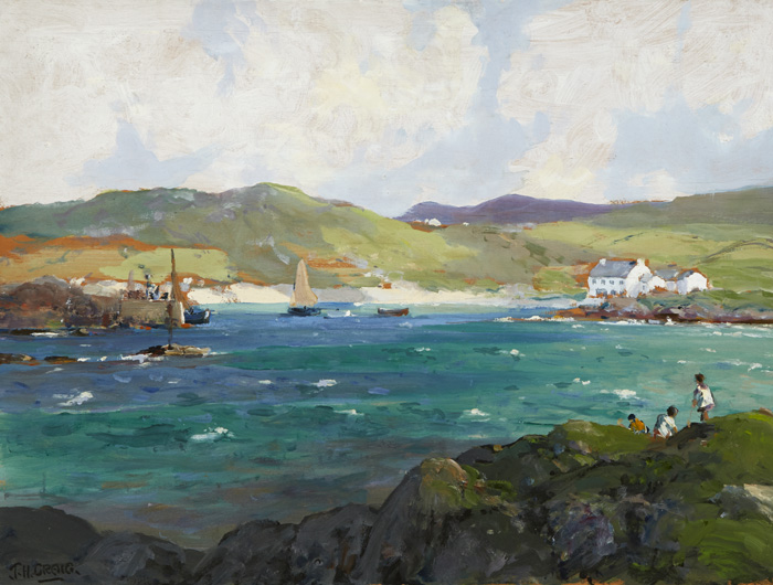HARBOUR SCENE by James Humbert Craig RHA RUA (1877-1944) at Whyte's Auctions