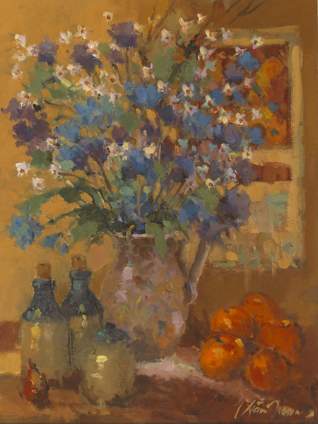 STILL LIFE WITH ORANGES, 1994 by Liam Treacy (1934-2004) at Whyte's Auctions