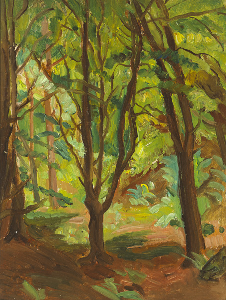 FOREST SCENE by Estella Frances Solomons HRHA (1882-1968) HRHA (1882-1968) at Whyte's Auctions