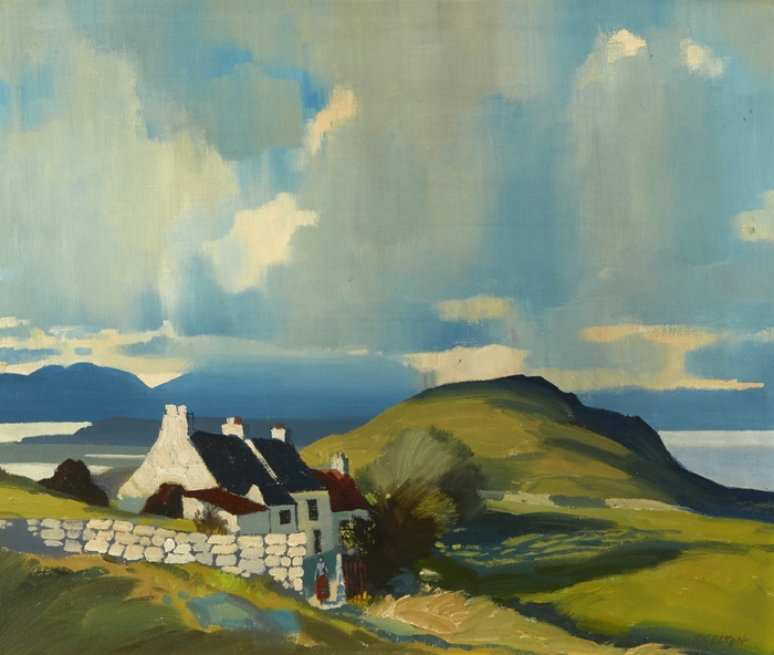 SUN AND SHADOW, COUNTY MAYO by John Skelton (1923-2009) at Whyte's Auctions