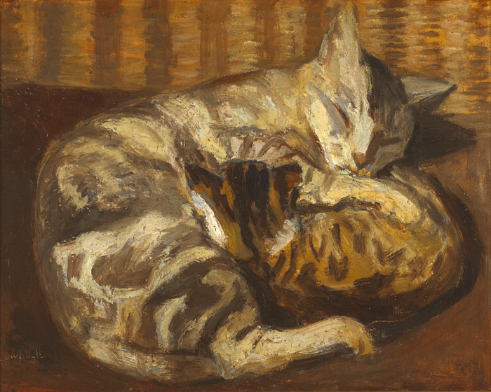 SLEEPING CATS by George Campbell RHA (1917-1979) at Whyte's Auctions