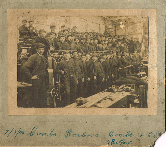 Belfast, Industrial workers photographs at Whyte's Auctions