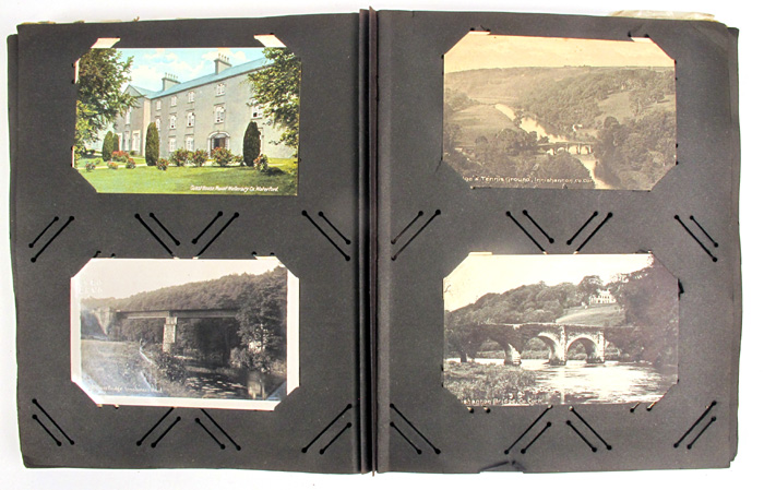 Album of Irish, Scottish and Welsh picture postcards at Whyte's Auctions