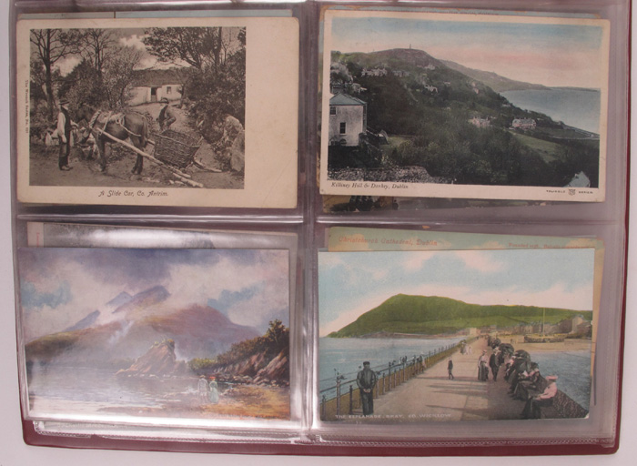 Album of 200 various Irish postcards at Whyte's Auctions
