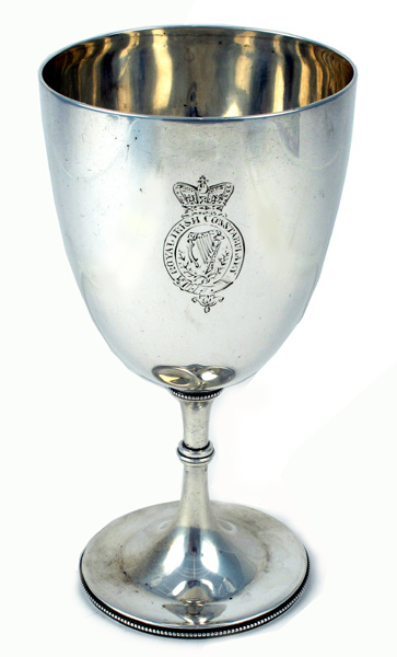 1881 Royal Irish Constabulary silver trophy cup. at Whyte's Auctions
