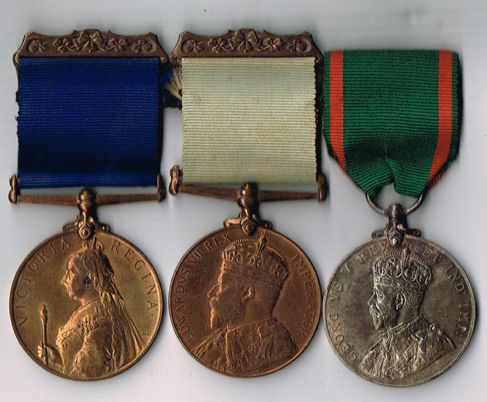 Royal Irish Constabulary group of three medals for Royal Visits to Ireland. at Whyte's Auctions