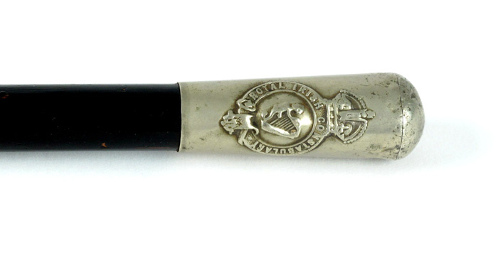 A Royal Irish Constabulary swagger stick. at Whyte's Auctions