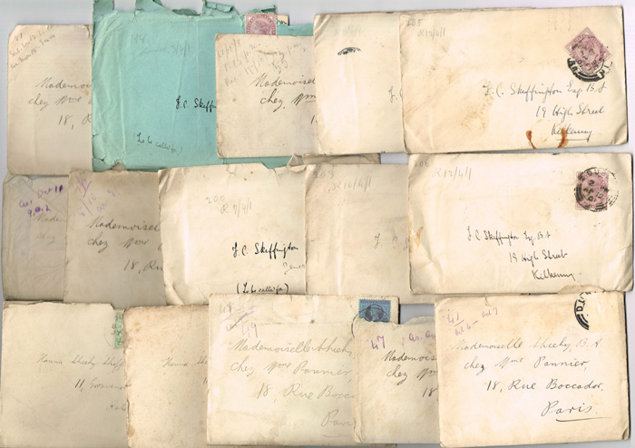 1900 - 1908 Correspondence between Frank Skeffington and Hannah Sheehy at Whyte's Auctions