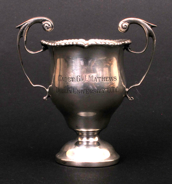 1916 Defence of Trinity College presentation cup at Whyte's Auctions