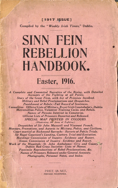 Sinn Fein Rebellion Handbook at Whyte's Auctions