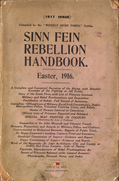 1916 Sinn Fein Rebellion Handbook at Whyte's Auctions