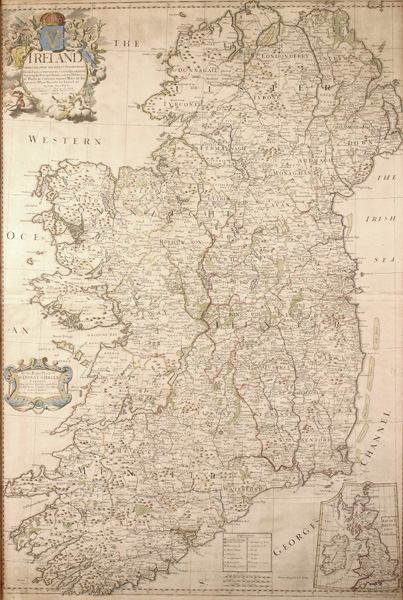 1712 John Senex, Map of Ireland at Whyte's Auctions