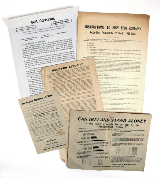1918 - 1922 Political Handbills at Whyte's Auctions