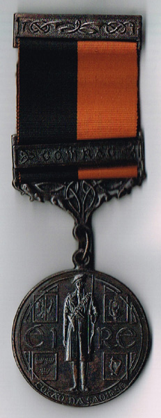 1919-1921 War of Independence Combatants' medal with Comhrach bar. at Whyte's Auctions