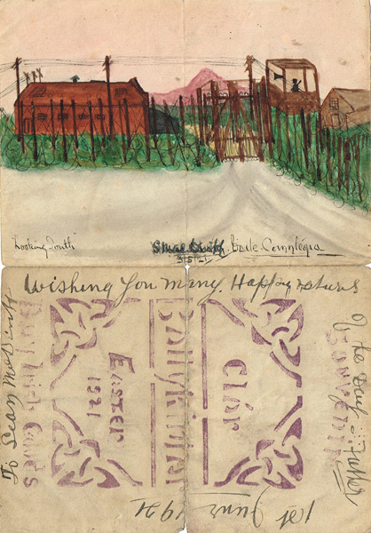 1921 Ballykinlar, a printed playbill, Clar Ballykinlar Easter 1921"" at Whyte's Auctions