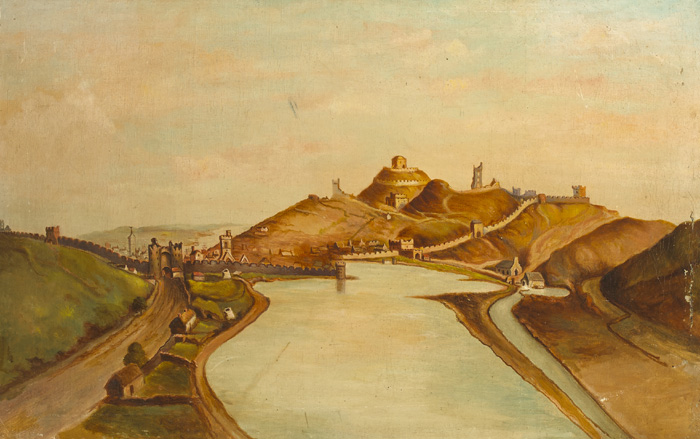 Millmount, Drogheda, oil painting by Thomas Markey (1885-1967). at Whyte's Auctions