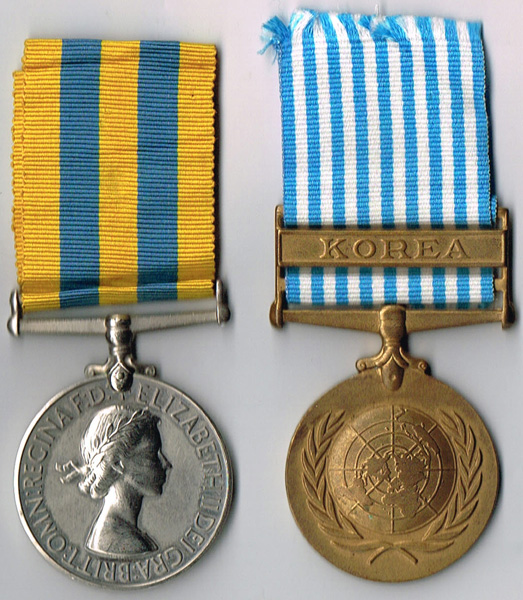 Elizabeth II Korea Medal 1950-1953 and United Nations Korea Medal 1950-1954 to Royal Ulster Rifles casualty. at Whyte's Auctions