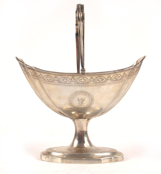 George III Irish silver sugar basket at Whyte's Auctions