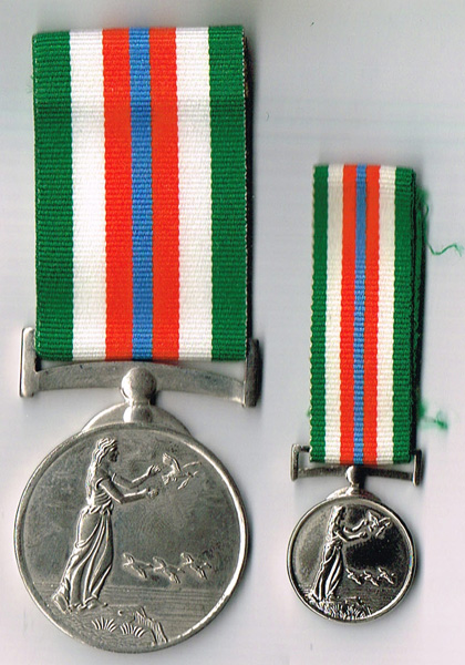 Irish United Nations medal and miniature. at Whyte's Auctions