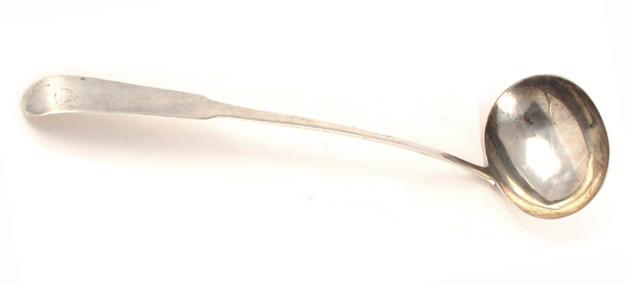 Scottish provincial silver ladle at Whyte's Auctions