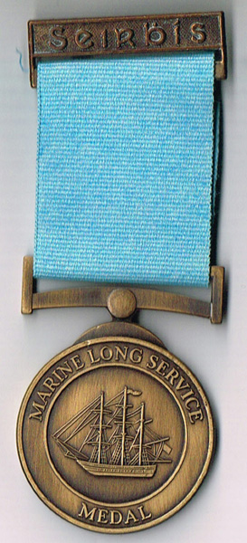 Irish Coast Guard, Marine Long Service Medal at Whyte's Auctions