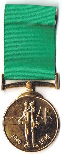 1996 FCA Golden Jubilee Medal. at Whyte's Auctions