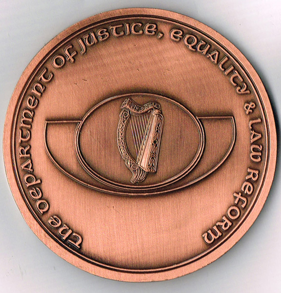 2004 (8 June) European Council Justice and Home Affairs Meeting under Irish Presidency commemorative medal. at Whyte's Auctions