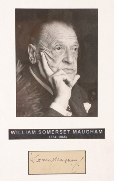 William Somerset Maugham autograph signature at Whyte's Auctions