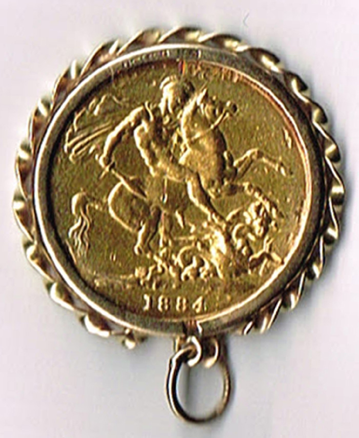 Victoria gold sovereign, 1884. at Whyte's Auctions