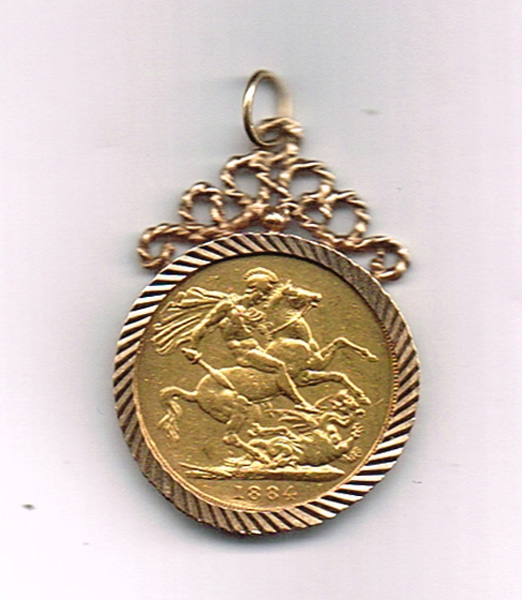 Victoria gold sovereign, 1884. at Whyte's Auctions