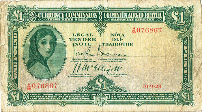 Currency Commission and Central Bank 'Lady Lavery' at Whyte's Auctions