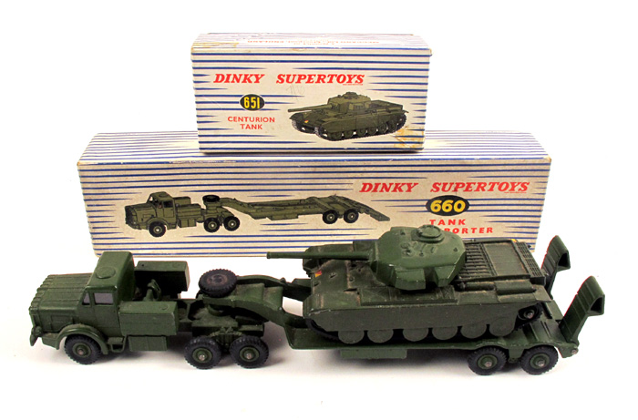 Dinky Supertoys Nos. 660 and 651 at Whyte's Auctions