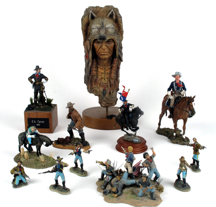 Civil War, Native American and U.S. Cavalry figures at Whyte's Auctions