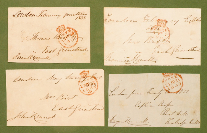 1831 -1833 O'Connell family, autograph signatures at Whyte's Auctions
