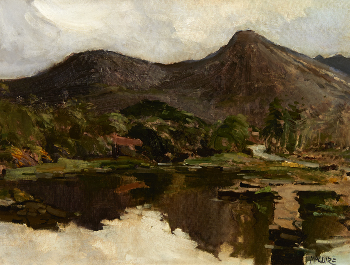 THE FINKERS, BALLYNAHINCH, CONNEMARA by Cecil Maguire RHA RUA (1930-2020) at Whyte's Auctions