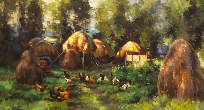 HAYSTACK FREE RANGE, 2001 by Mark O'Neill (b.1963) at Whyte's Auctions