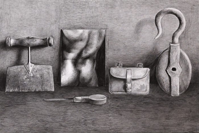 TOOLS AND TORSO II by Liam Belton RHA (b.1947) at Whyte's Auctions