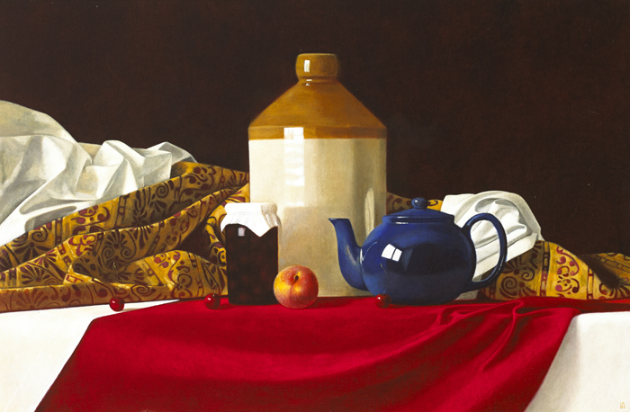 STILL LIFE WITH BLUE TEAPOT, c. 2001 by Ian McAllister (b.1966) at Whyte's Auctions