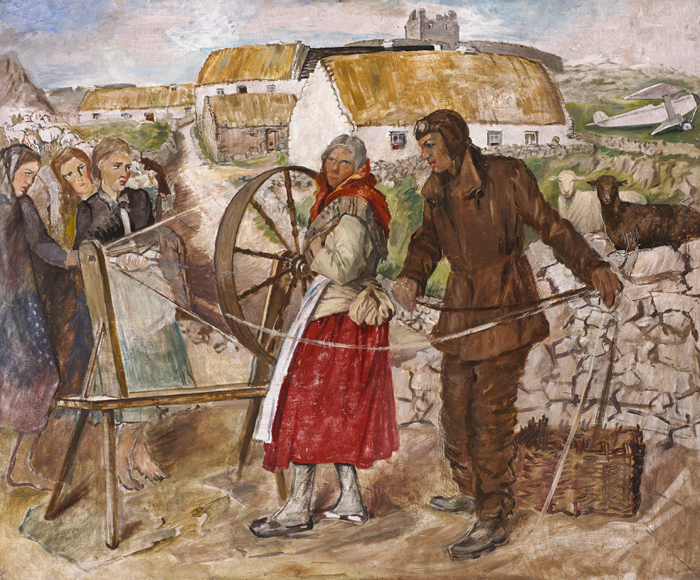 AIRMAN OF INISHEER by Margaret Clarke (n�e Crilley) RHA (1888-1961) at Whyte's Auctions