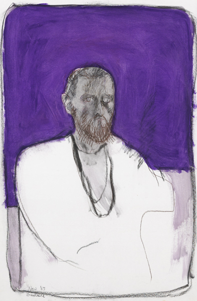 SELF PORTRAIT, 1965 by Brian Bourke HRHA (b.1936) at Whyte's Auctions