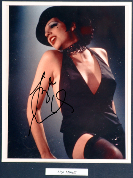 Bette Midler and Liza Minelli, signed framed photographs at Whyte's Auctions