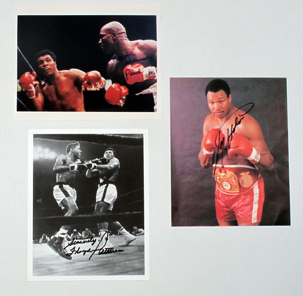 Boxing: Larry Holmes, Floyd Patterson and Earnie Shavers at Whyte's Auctions