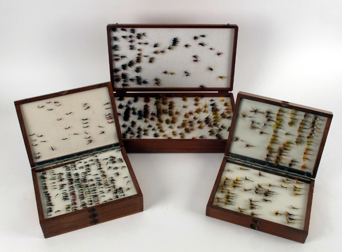 Game fishing, Rod Tye personal fly collection at Whyte's Auctions