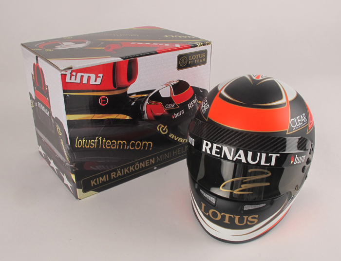 Formula One, Kimi Rikknen, signed mini helmet at Whyte's Auctions